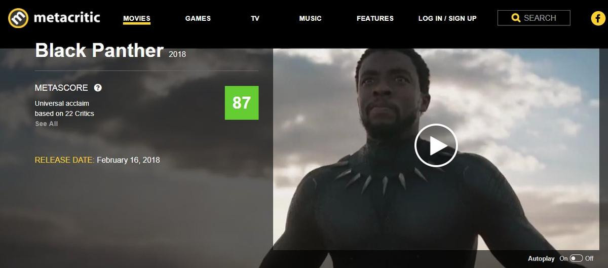 Chưa chiếu nhưng 'Black Panther' đã nhận điểm tuyệt đối trên Rotten Tomatoes, 87 điểm Metacritic Ảnh 8