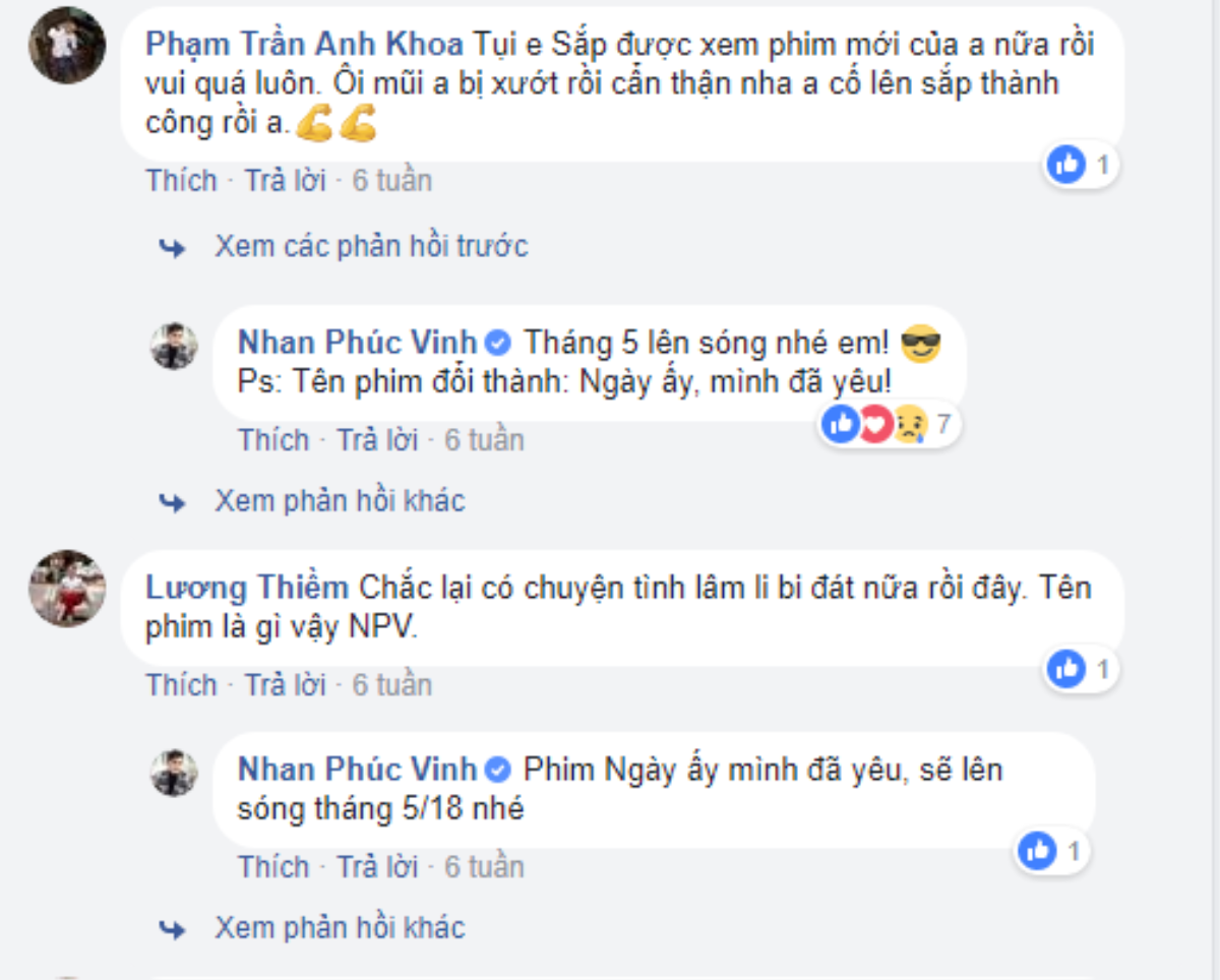 Thực hư câu nói: 'Ngày ấy, mình đã yêu’ của Nhan Phúc Vinh được cho là tỏ tình với Nhã Phương Ảnh 5