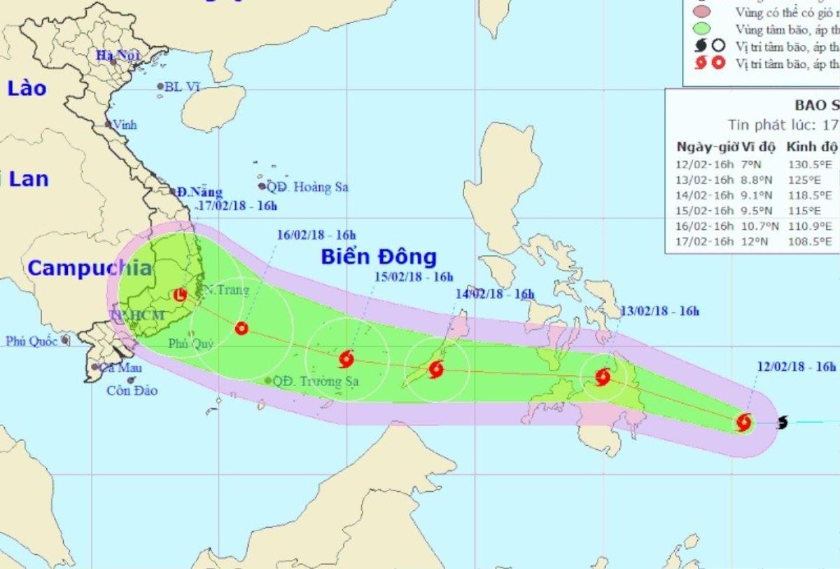 Cơn bão chuẩn bị tiến vào biển Đông dịp Tết Nguyên đán mạnh cỡ nào? Ảnh 1