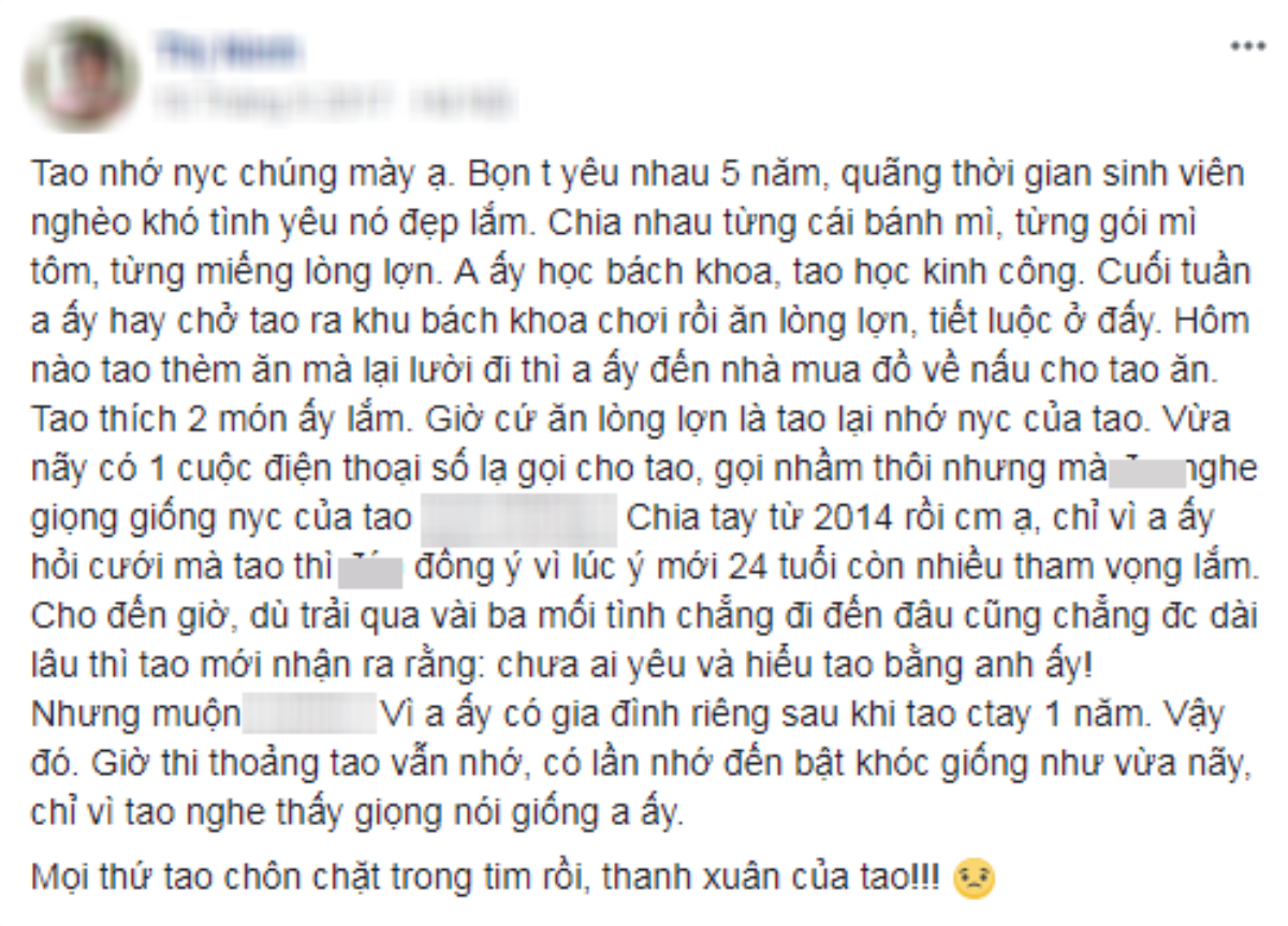 Không ai bảo ai, giới trẻ đồng loạt chia sẻ câu chuyện người yêu cũ trước thềm Valentine Ảnh 7