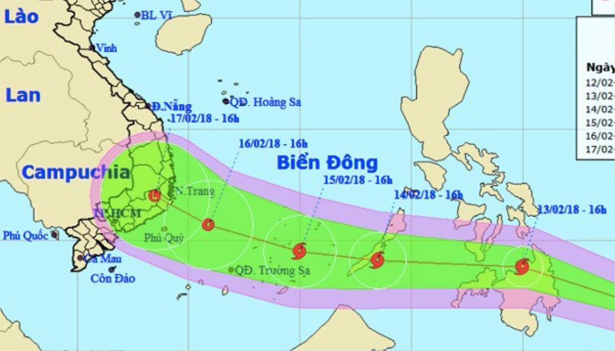 Bão Sanba thẳng tiến biển Đông, miền Bắc hửng nắng, miền Trung tiếp tục đà tăng nhiệt Ảnh 2