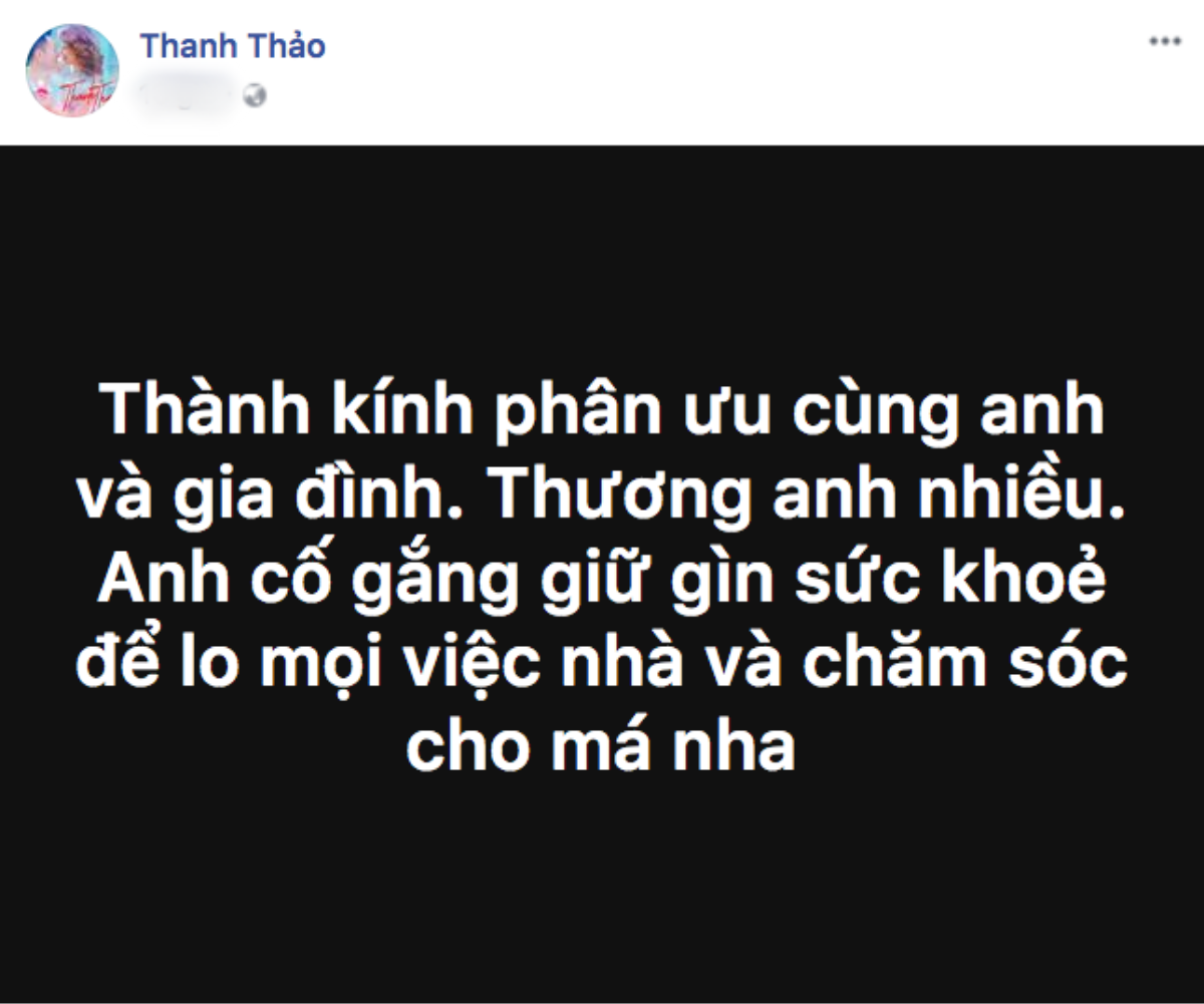 Sao Việt tiếc thương, gửi lời chia buồn khi hay tin bố Quang Dũng qua đời Ảnh 3