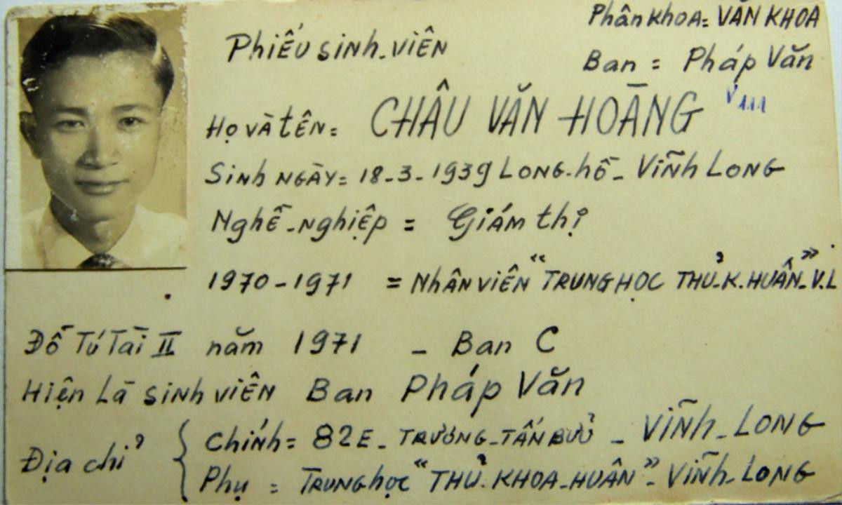 Những tấm thẻ sinh viên độc đáo trước năm 1975 ở miền Nam Ảnh 16