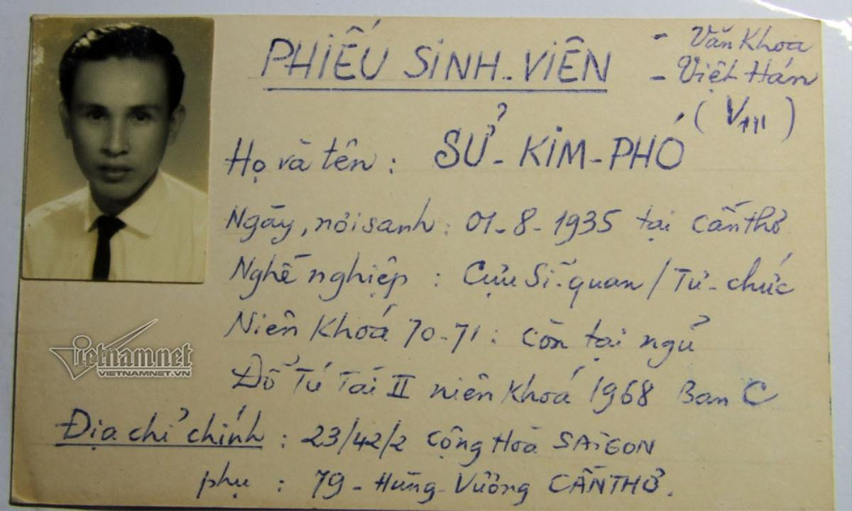 Những tấm thẻ sinh viên độc đáo trước năm 1975 ở miền Nam Ảnh 13