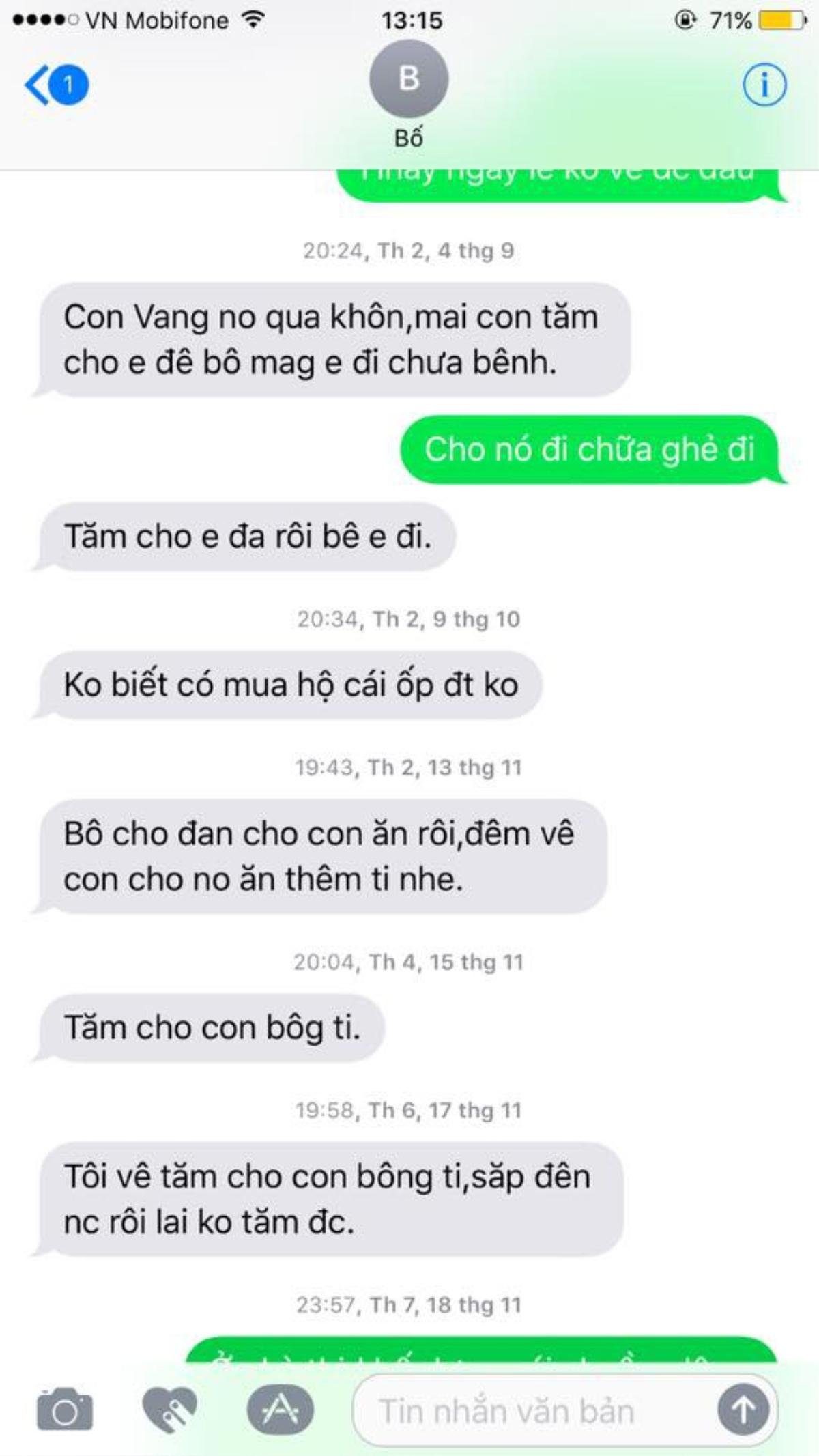 Ai cũng có một ông bố bà mẹ sở hữu phong cách nhắn tin 'chất như nước cất' thế này đây! Ảnh 13