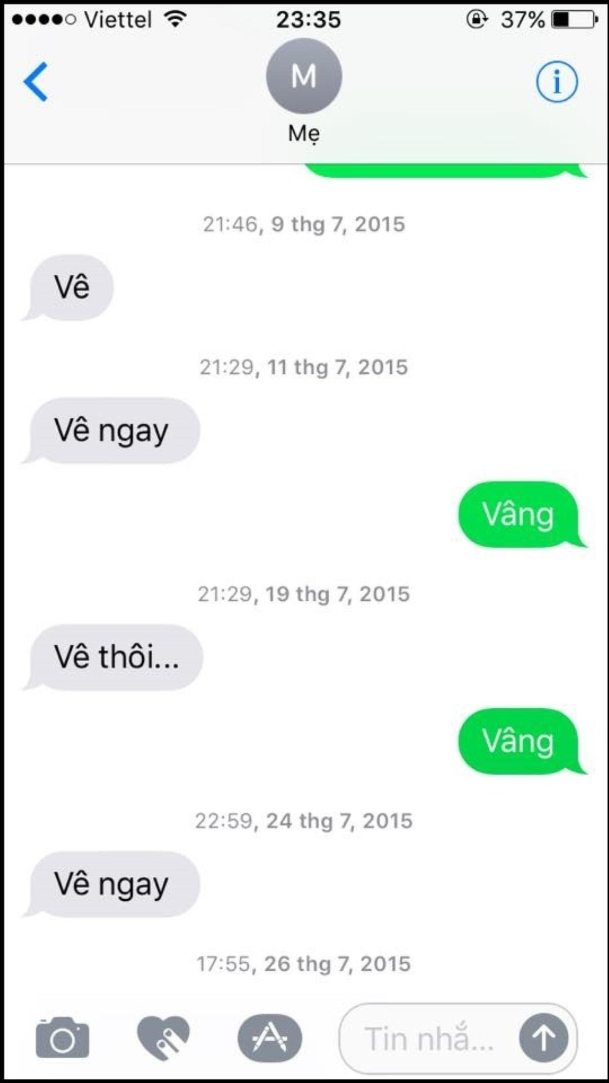 Ai cũng có một ông bố bà mẹ sở hữu phong cách nhắn tin 'chất như nước cất' thế này đây! Ảnh 11