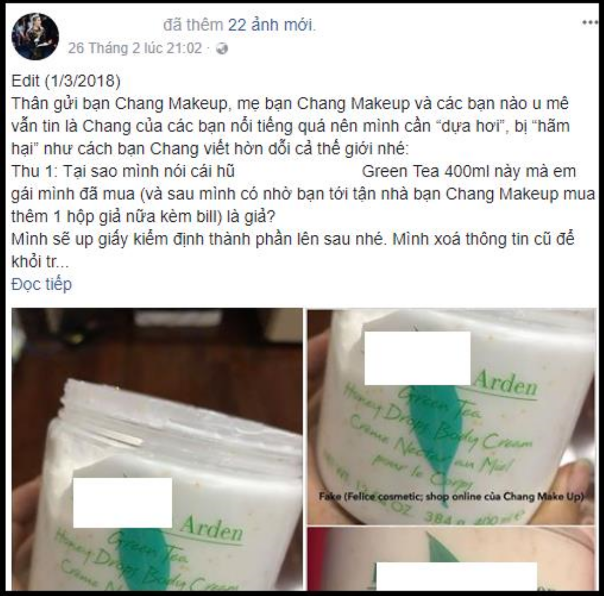 Changmakeup viết một bài rất dài để 'giải trình' về vụ mỹ phẩm giả, nhưng làn sóng phản đối vẫn tăng cao Ảnh 2