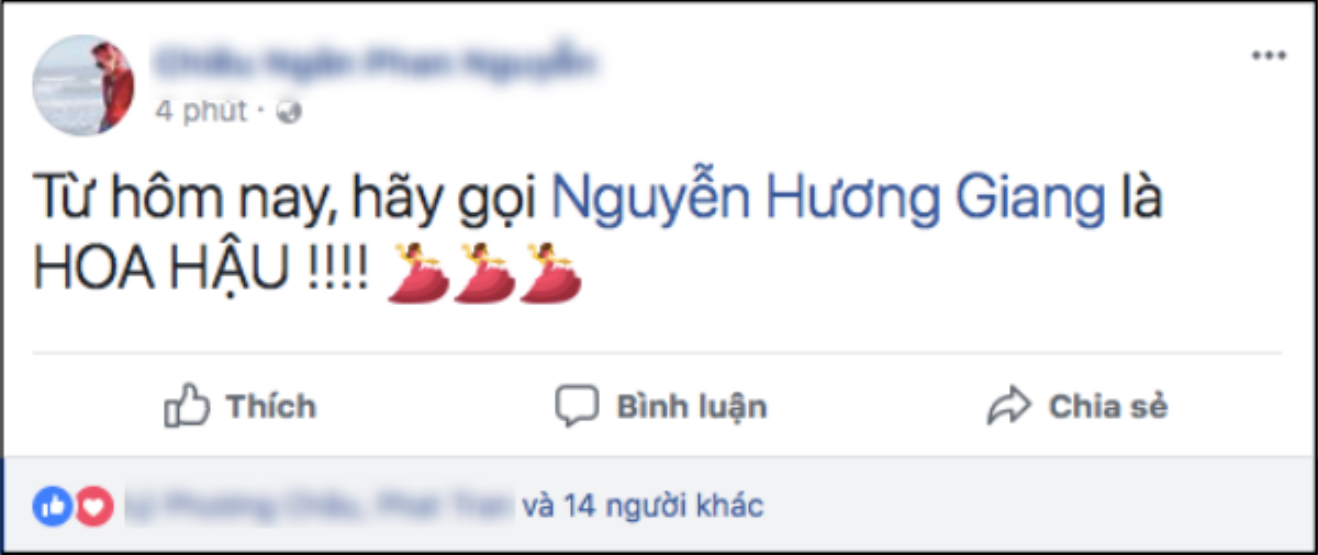 'Từ hôm nay, hãy gọi Hương Giang là Hoa hậu' trở thành cụm từ hot nhất của cộng đồng mạng! Ảnh 3