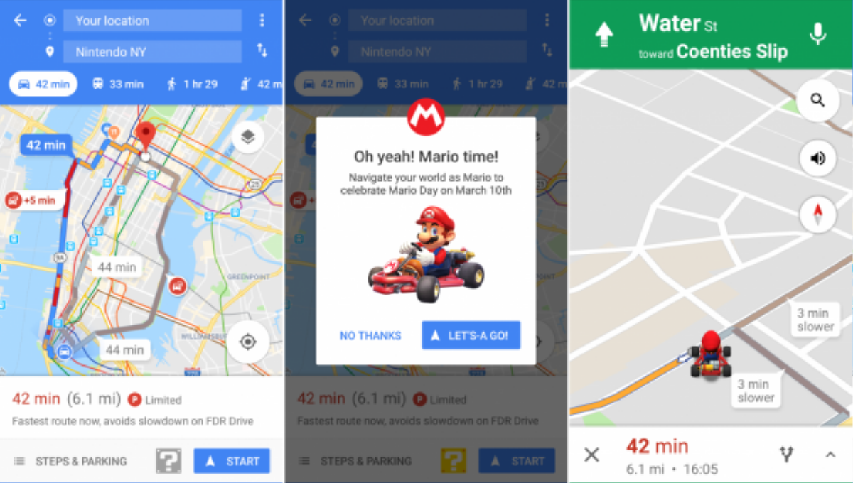 Chuyện thật như đùa: Mario sẽ chỉ đường cho bạn trên Google Maps Ảnh 2