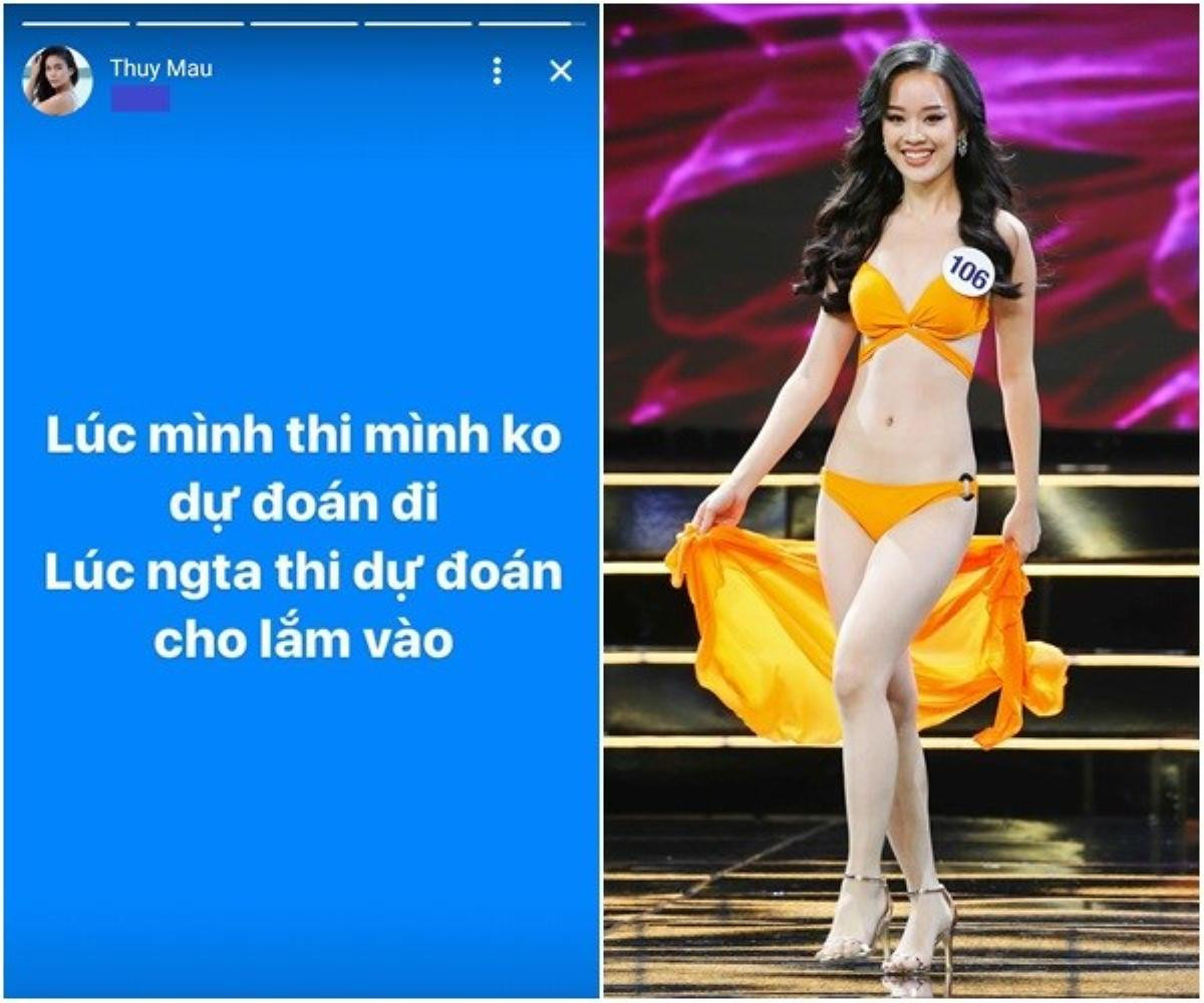 Bị Mâu Thuỷ 'vỗ mặt' vì dự đoán Hương Giang không lọt top 3 MIQ, Người đẹp Tài năng HHHV Việt Nam đáp trả gay gắt Ảnh 1