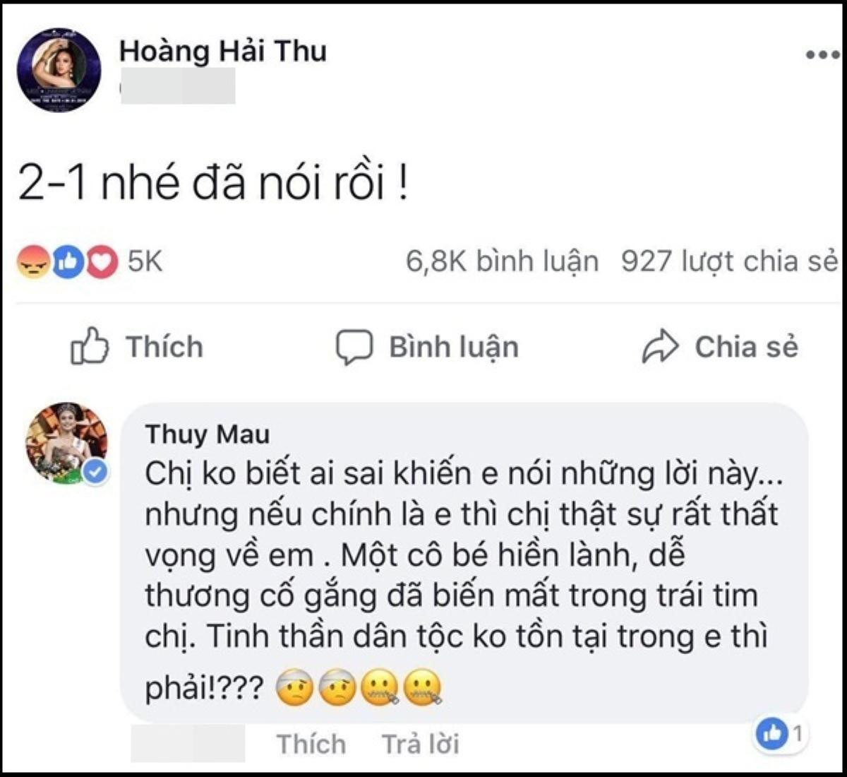 Bị Mâu Thuỷ 'vỗ mặt' vì dự đoán Hương Giang không lọt top 3 MIQ, Người đẹp Tài năng HHHV Việt Nam đáp trả gay gắt Ảnh 3