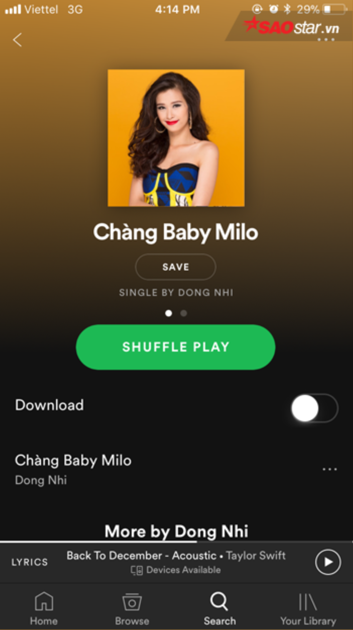 Bất ngờ: Tìm Chi Pu trên Spotify Việt Nam chỉ thấy đúng 1 bài, tìm ở nước ngoài lại có đầy đủ Ảnh 2