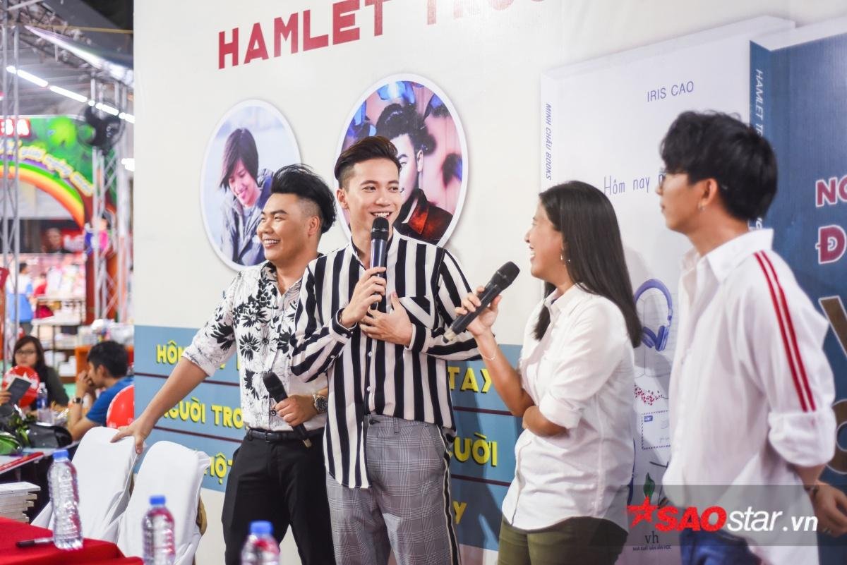 S.T, Quốc Thiên ủng hộ 'cặp bài trùng' Iris Cao - Hamlet Trương ra mắt sách Ảnh 2