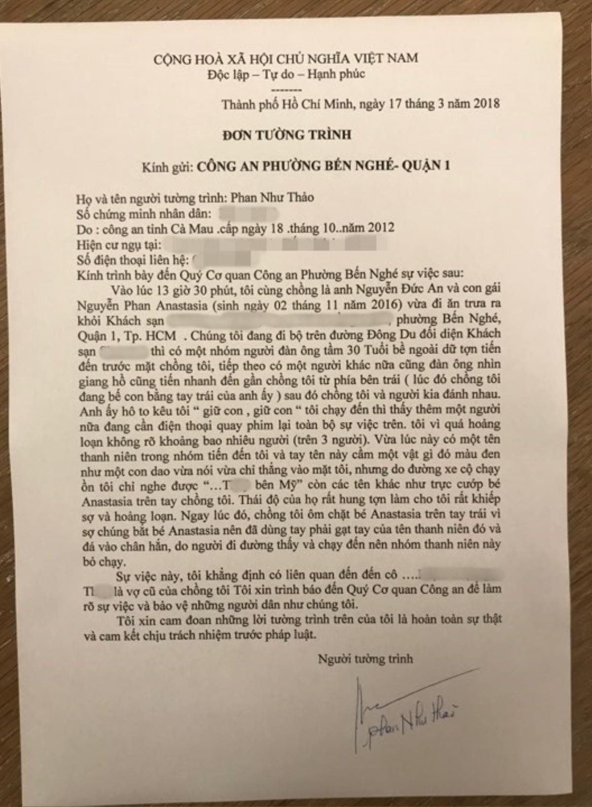 Công an kết luận không có vụ giang hồ bắt cóc con gái, Phan Như Thảo ẩn ý: 'Tôi không tha thứ cho ai làm hại gia đình' Ảnh 2