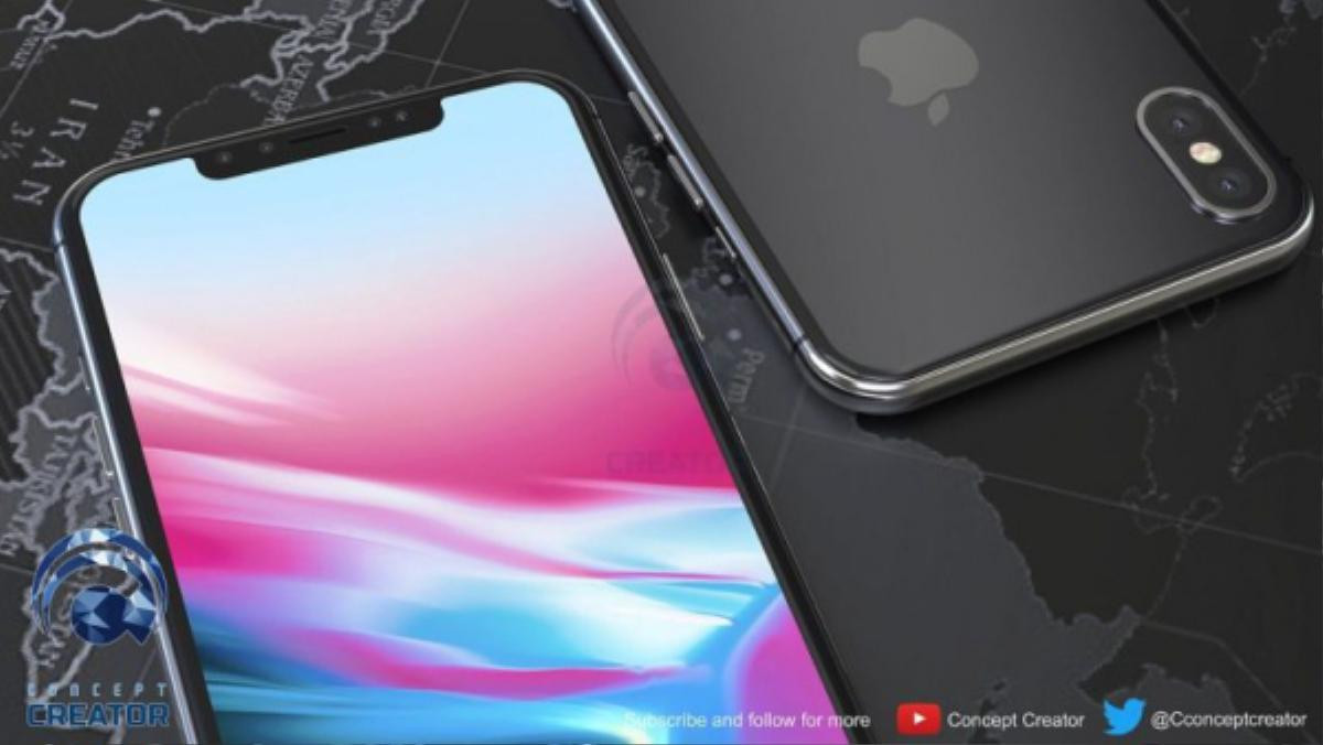 Cận cảnh iPhone X+ tuyệt đẹp, có phiên bản vàng đồng ấn tượng Ảnh 5