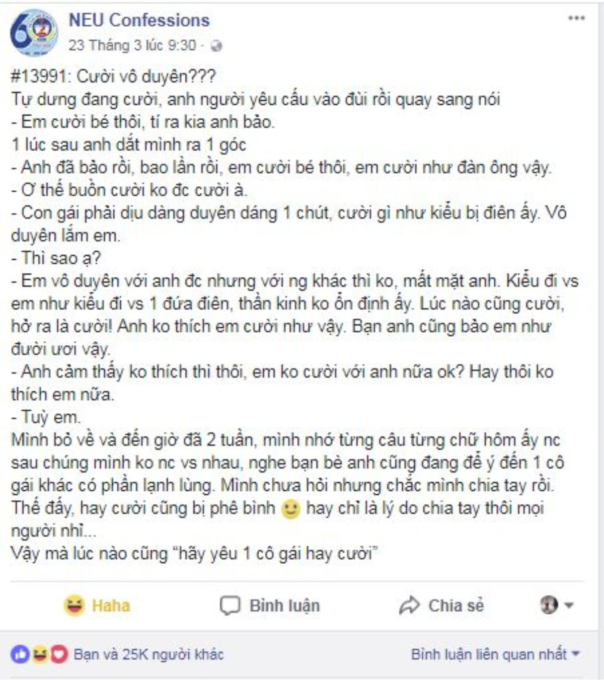 Hết son đỏ, quần chíp ren, bây giờ chỉ cần 'cười nhiều' thôi chị em cũng bị bỏ đấy Ảnh 1