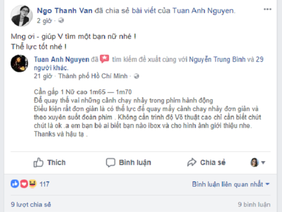 Nghi vấn đoàn phim tìm diễn viên đóng thế vì chấn thương của Ngô Thanh Vân Ảnh 3