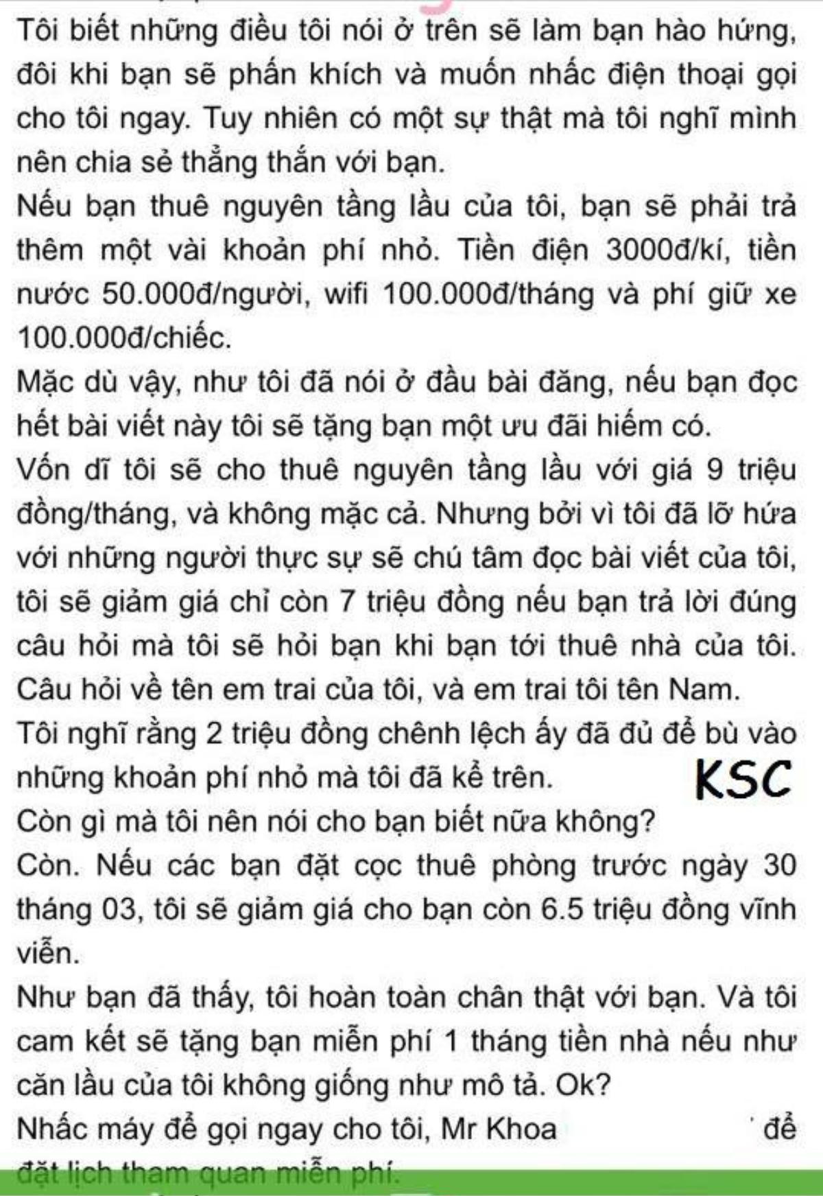 Quảng cáo cho thuê nhà mà mềm mại như một áng thơ, bảo sao khách cứ đến thuê ầm ầm! Ảnh 2