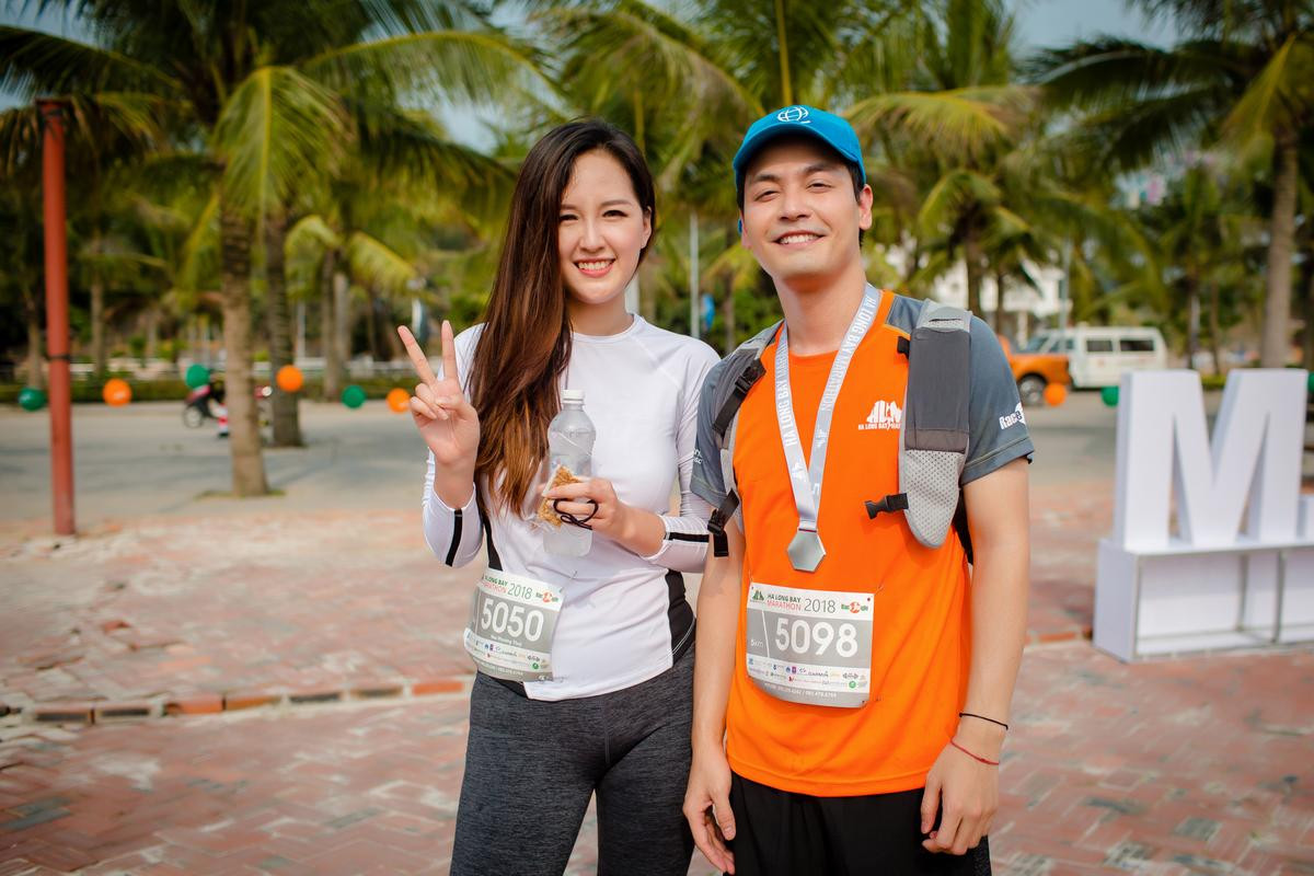 Hoa hậu Mai Phương Thuý 'khoe' vẻ đẹp rạng rỡ trong buổi chạy marathon Ảnh 7