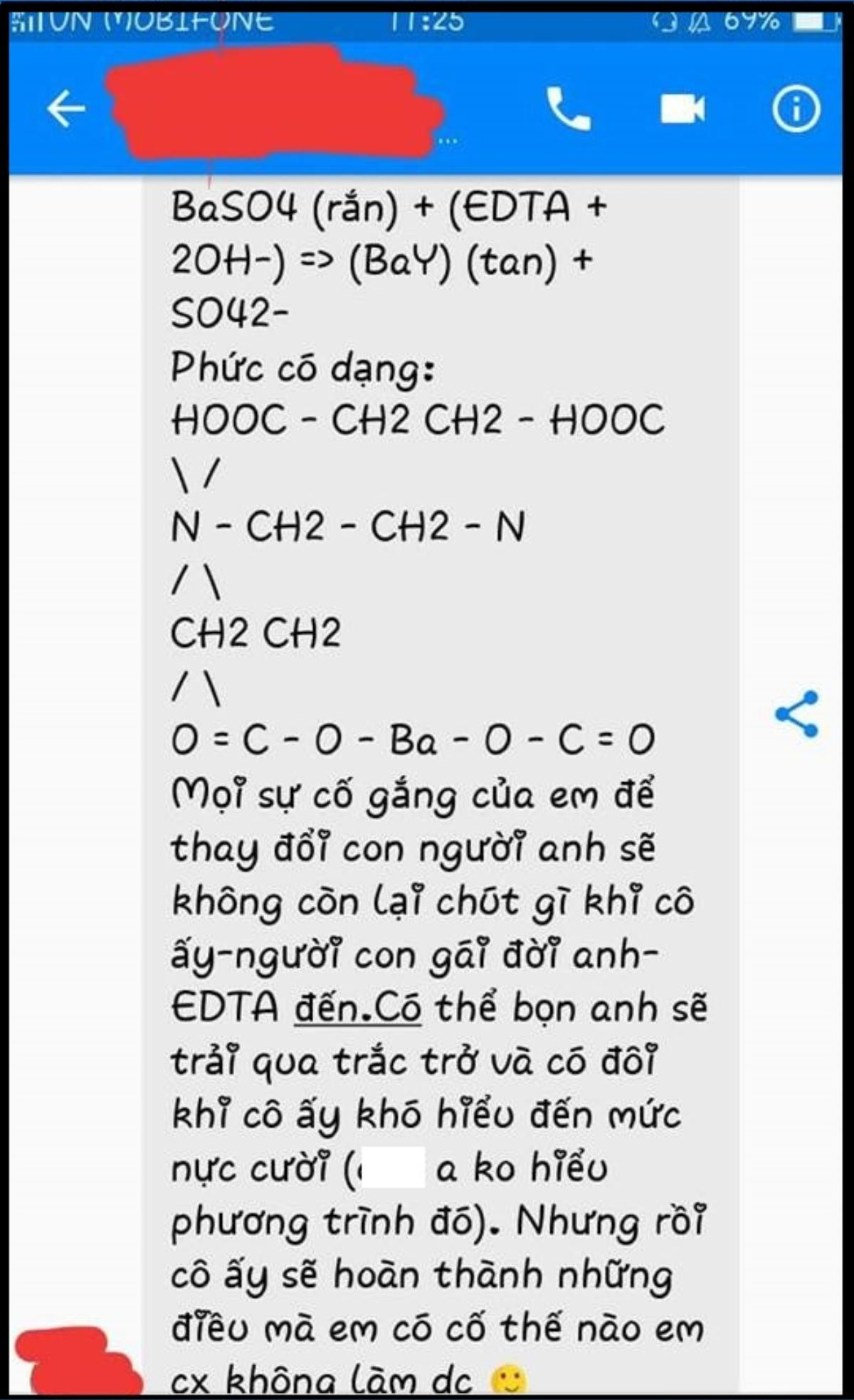 Màn tỏ tình bằng công thức Hóa học siêu 'hack não' nhưng vẫn được dân mạng like nhiệt tình Ảnh 2