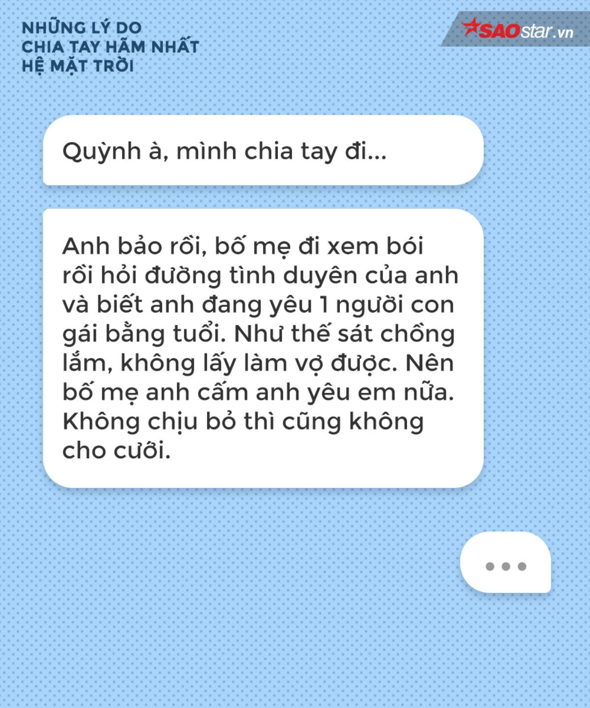 Những lý do chia tay 'bá đạo nhất hệ mặt trời' mà người ta có thể nghĩ ra được Ảnh 2