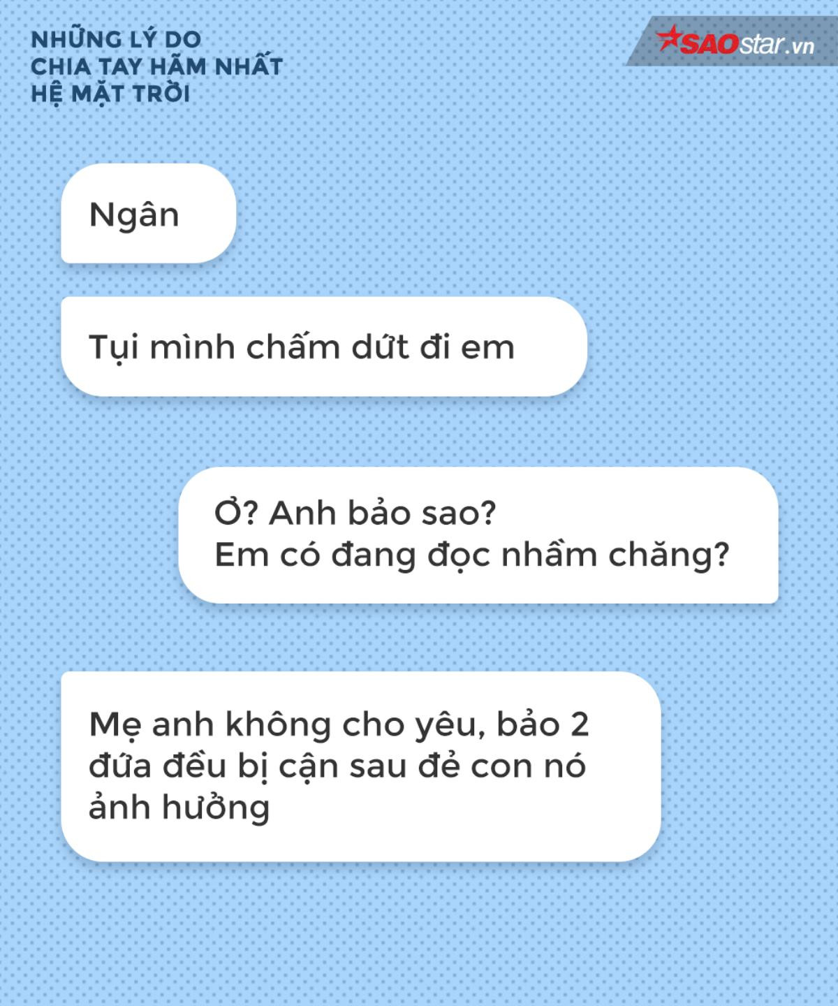 Những lý do chia tay 'bá đạo nhất hệ mặt trời' mà người ta có thể nghĩ ra được Ảnh 4