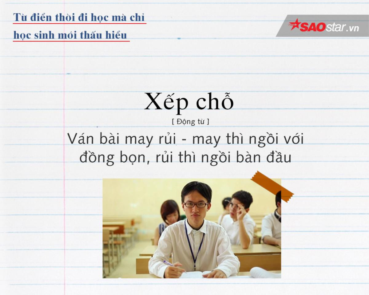 Từ điển thời đi học mà chỉ học sinh mới hiểu và thấm Ảnh 11