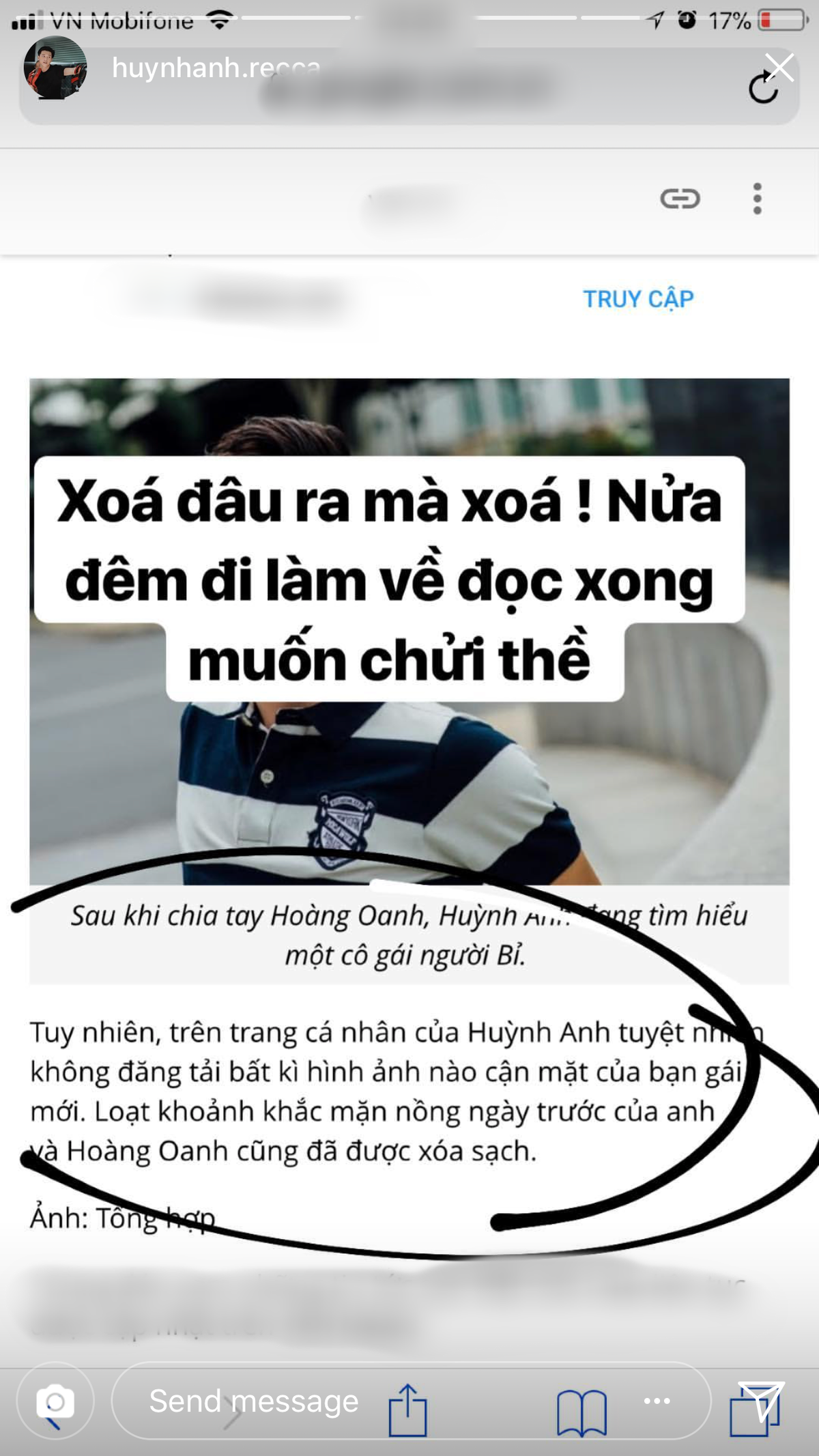 1 năm hậu chia tay Hoàng Oanh, Huỳnh Anh bức xúc: 'Rõ ràng bị bỏ mà lại thành kẻ phụ tình' Ảnh 2