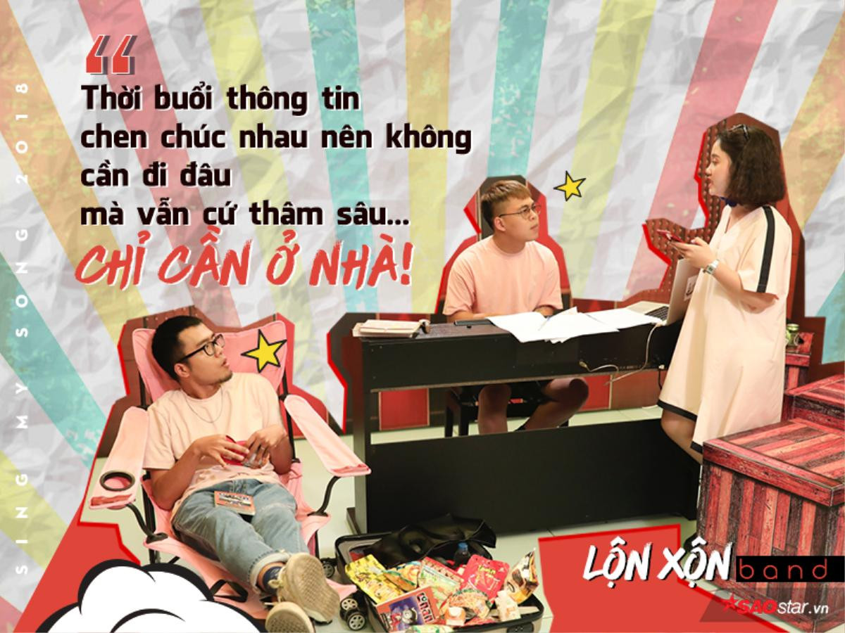 Giật mình với 'triết lý sống ảo' thực đến từng câu của Lộn Xộn band tại Sing My Song 2018 Ảnh 1