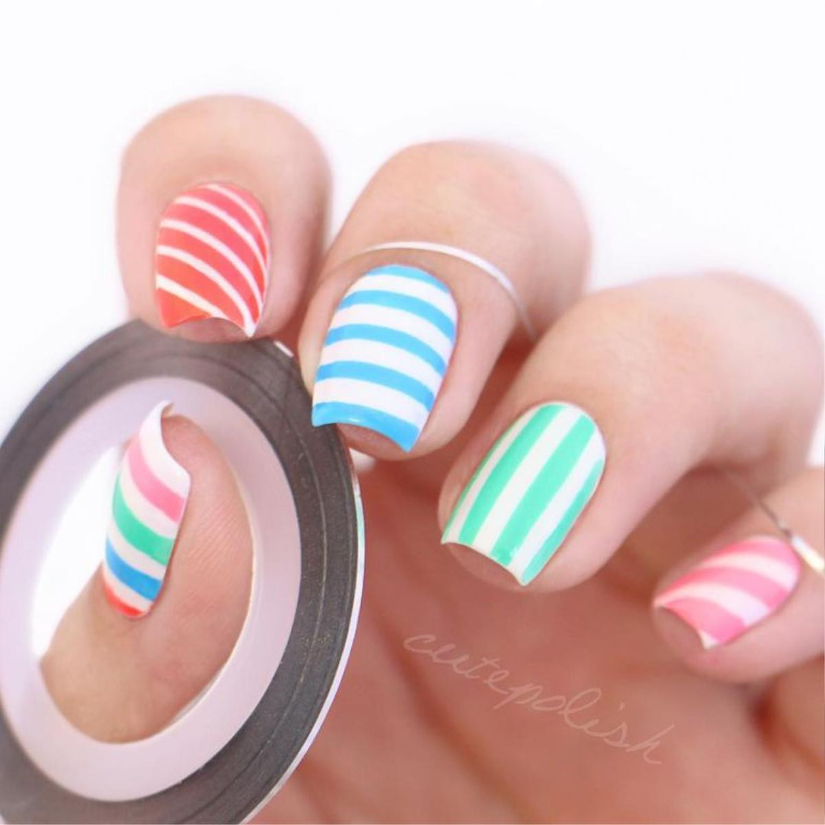 17 mẫu vẽ nail dịp cuối xuân 2018 dự báo sẽ khiến nàng mê như điếu đổ Ảnh 8