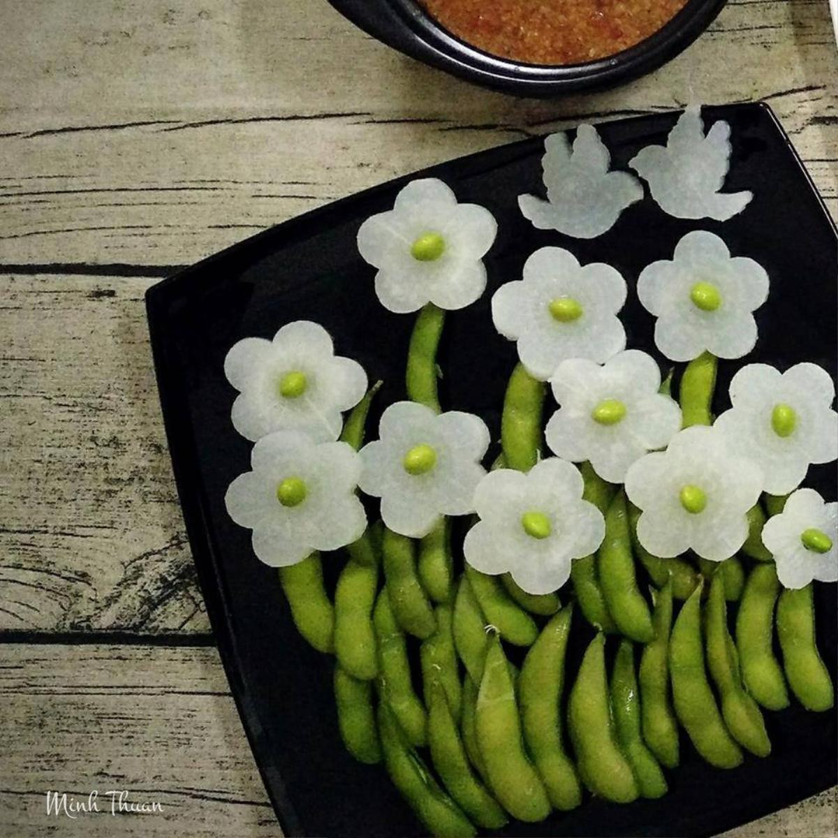 Mẹ đảm khoe các đĩa rau khiến dân mạng thốt lên 'Chỉ là rau thôi có cần đẹp thế không?' Ảnh 9