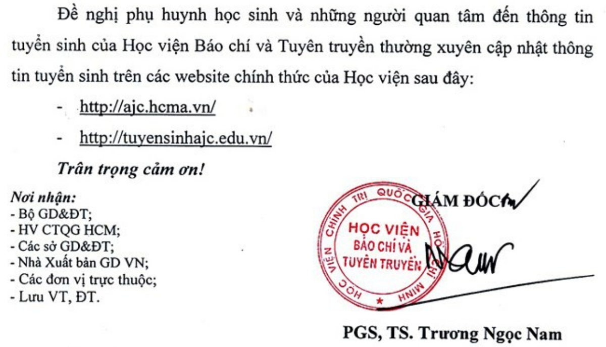 Cuốn 'Những điều cần biết về tuyển sinh ĐH-CĐ 2018 đăng thiếu thông tin 16 ngành đào tạo của Học viện Báo chí & Tuyên truyền Ảnh 5