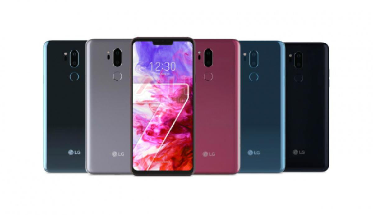 LG G7 lần đầu tiên lộ diện rõ nét, có tới 5 phiên bản màu máy khác nhau Ảnh 1