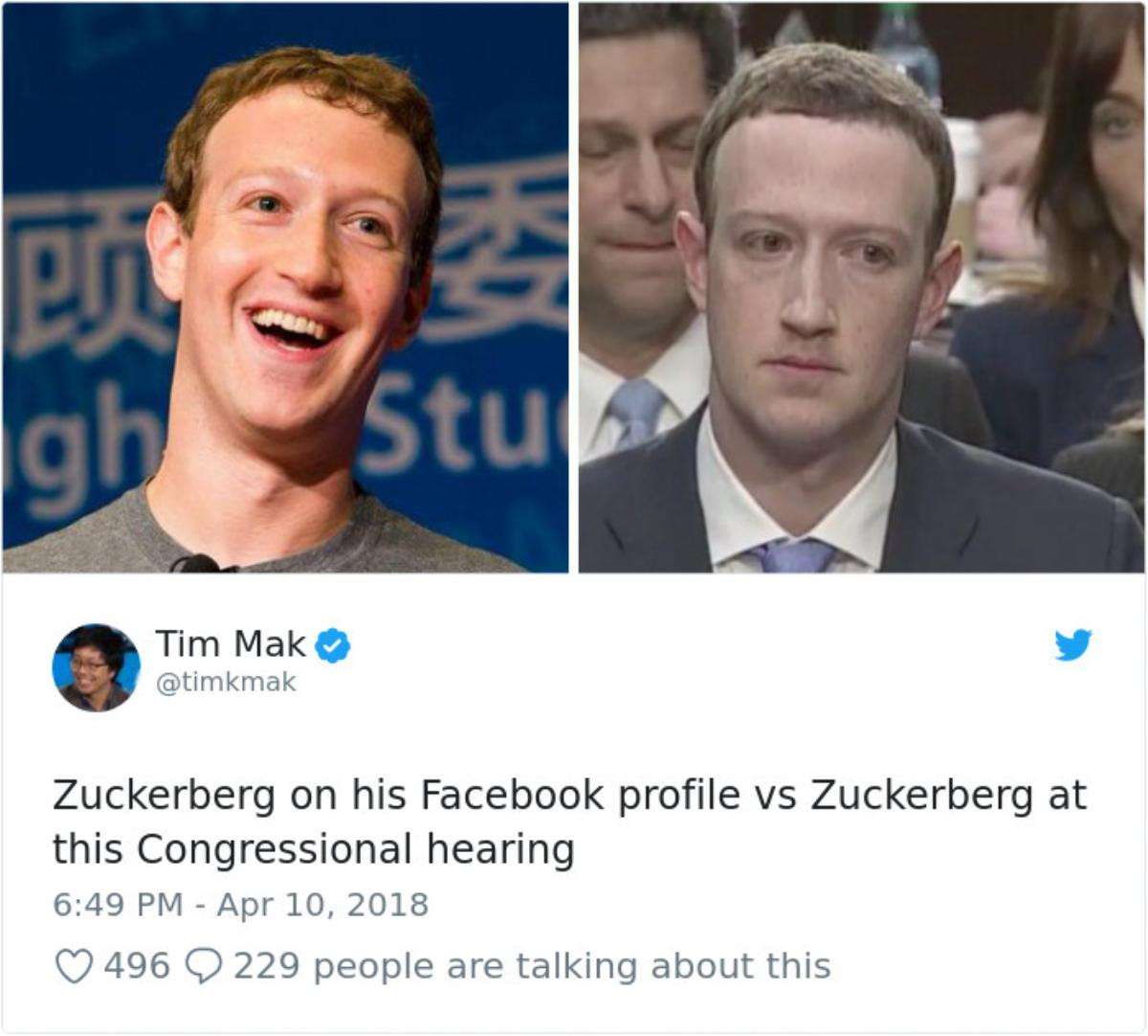 Chết cười xem dân mạng thế giới troll Mark Zuckerberg khi điều trần trước Quốc hội Mỹ Ảnh 10