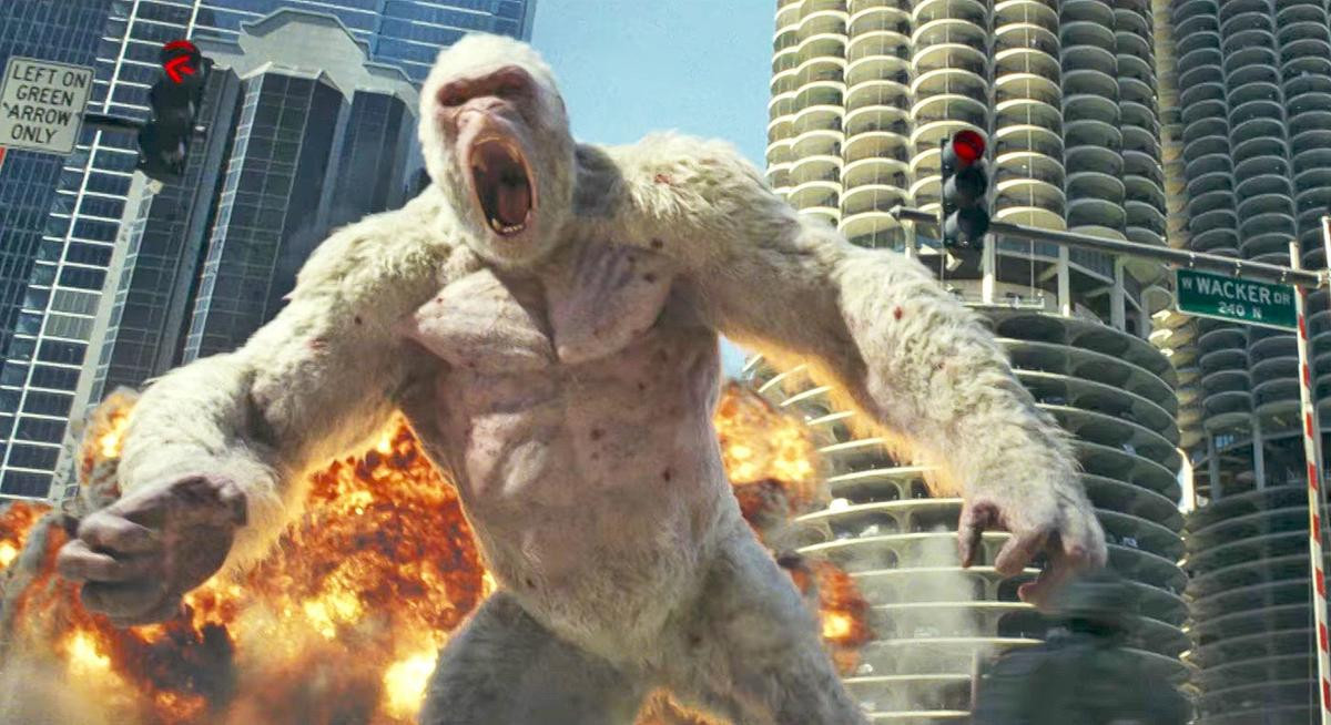 'Rampage': Trận chiến sống còn của con người với 3 loài siêu thú khổng lồ Ảnh 3