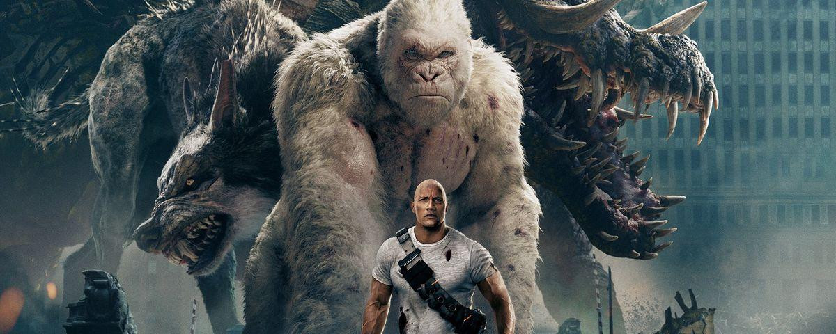 'Rampage': Trận chiến sống còn của con người với 3 loài siêu thú khổng lồ Ảnh 1