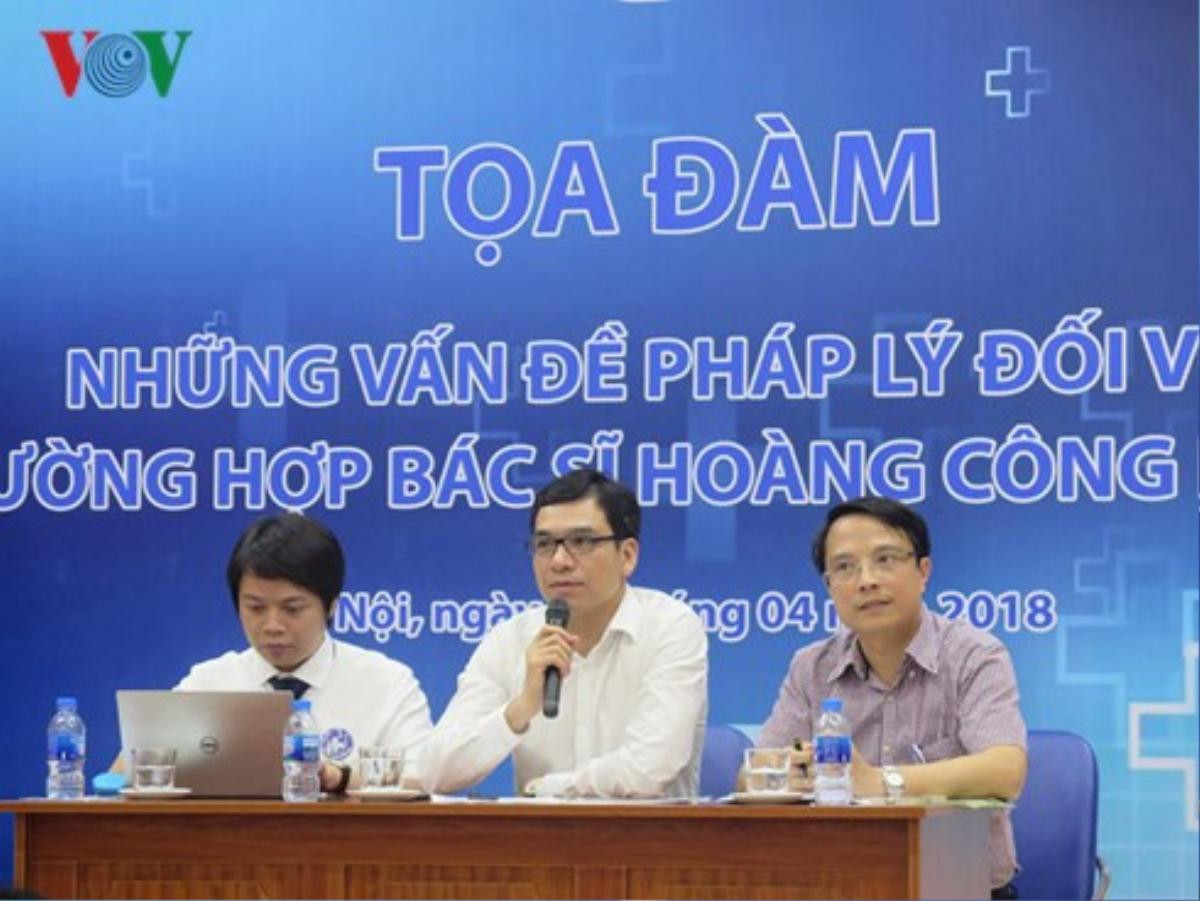 Tọa đàm "Những vấn đề pháp lý đối với trường hợp bác sĩ Hoàng Công Lương"