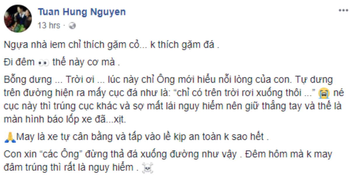 Tuấn Hưng than trời vì siêu xe 16 tỷ gặp nạn trong đêm Ảnh 1