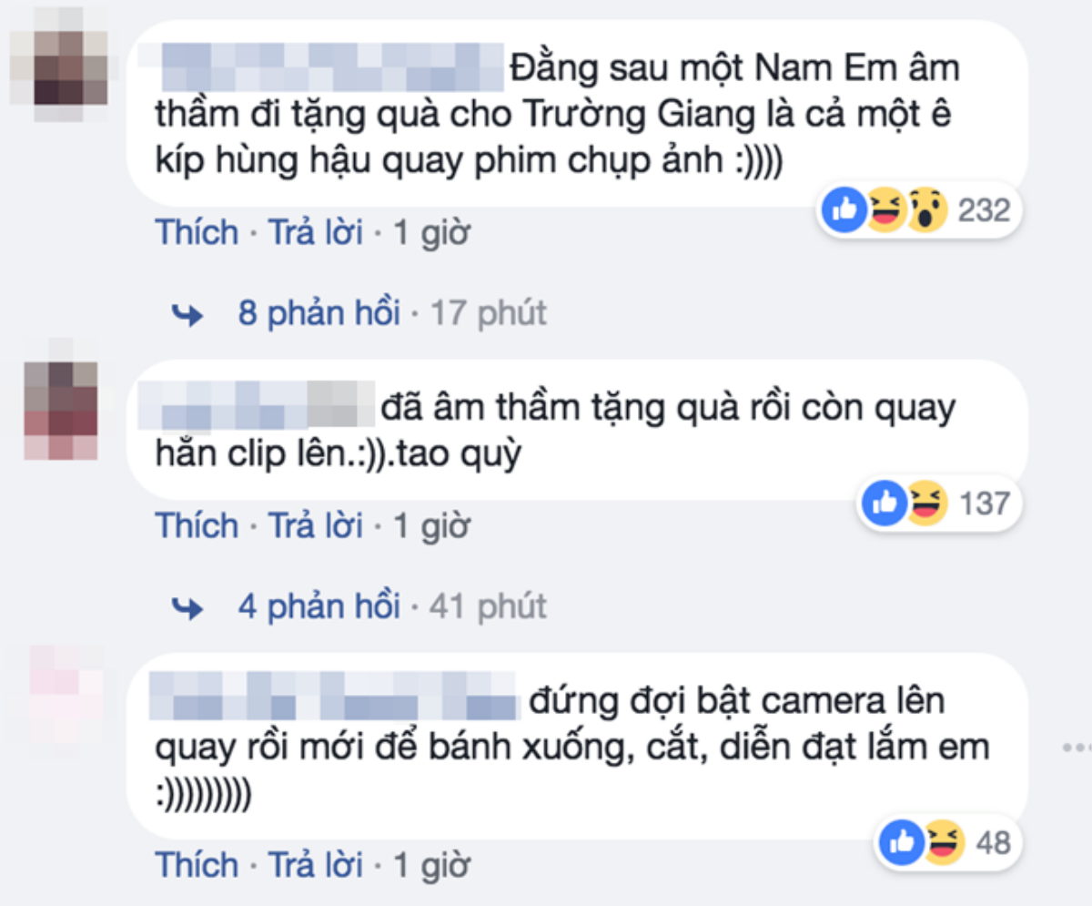 Clip hot: Nam Em đem hoa và bánh kem ‘phục kích’ trước nhà Trường Giang mừng sinh nhật? Ảnh 2