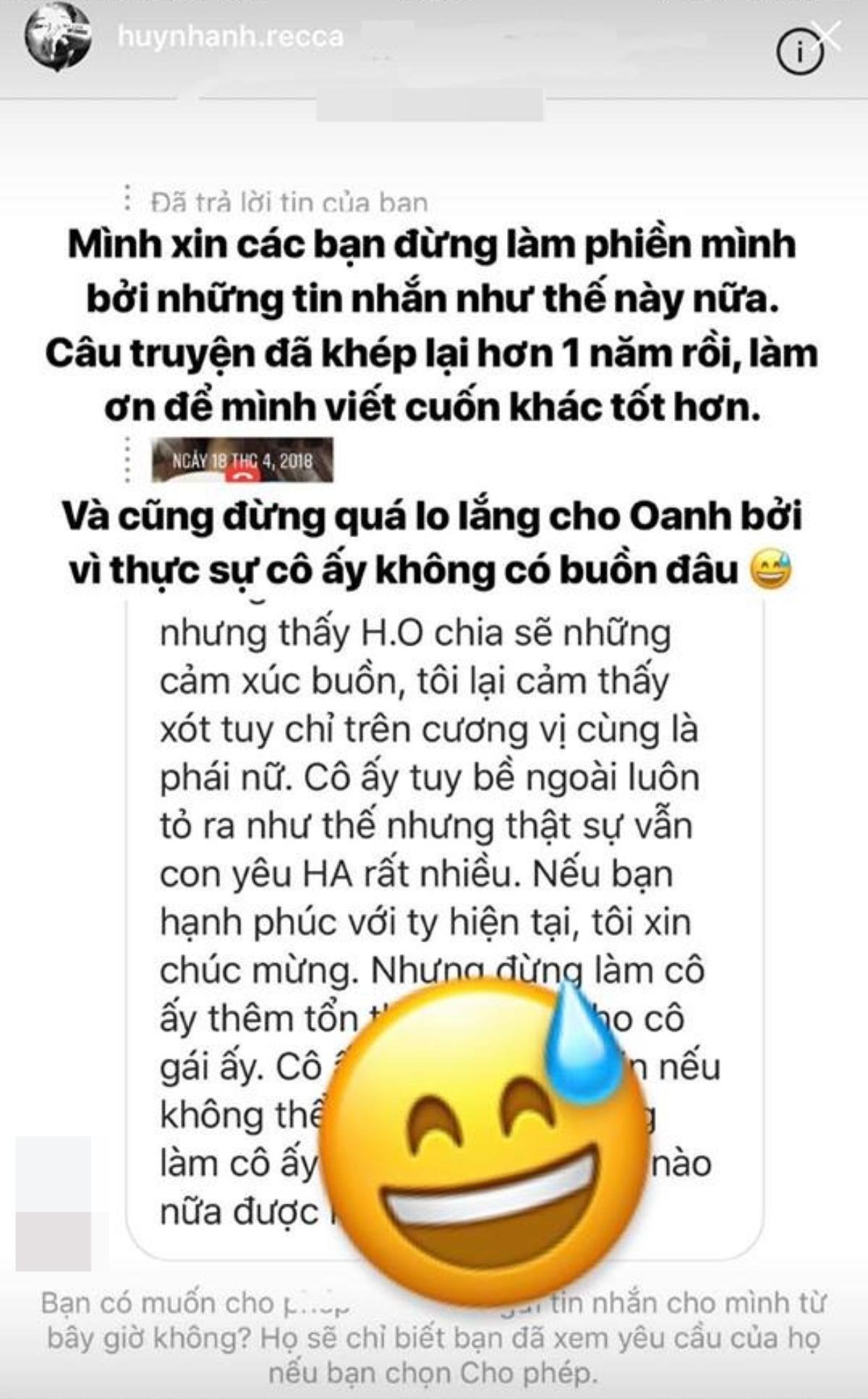 Hậu công khai người mới, Huỳnh Anh khuyên fan đừng lo lắng cho Hoàng Oanh vì 'cô ấy không buồn đâu'? Ảnh 2