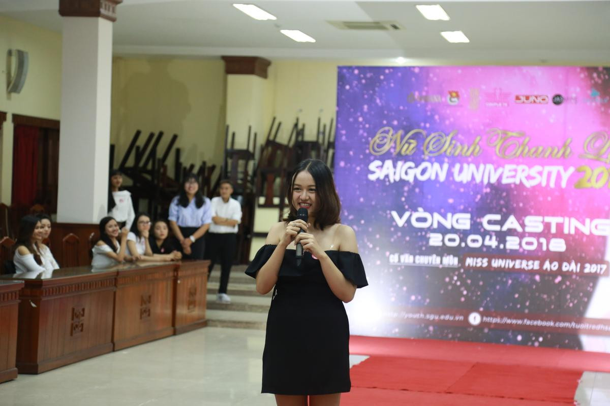 Đột nhập buổi casting Miss thanh lịch của Đại học Sài Gòn ngắm nhan sắc hút hồn của các nữ sinh Ảnh 7