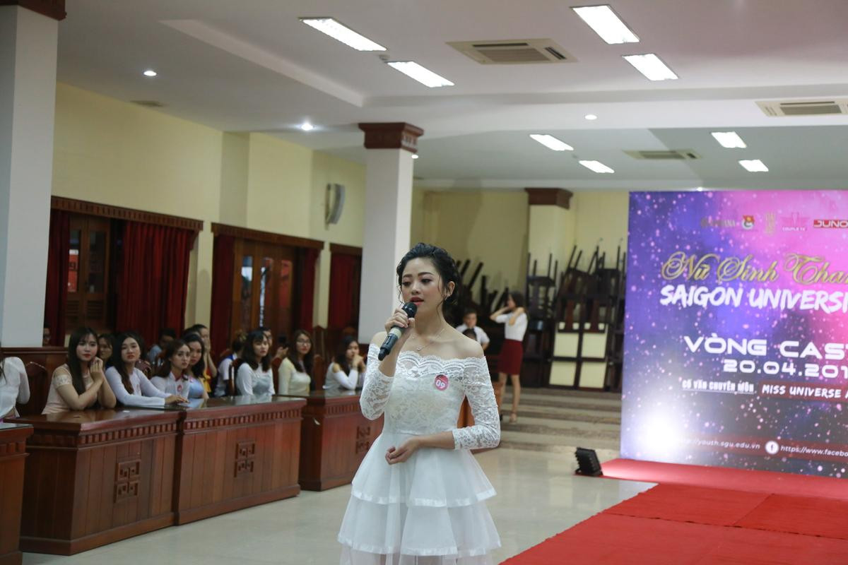 Đột nhập buổi casting Miss thanh lịch của Đại học Sài Gòn ngắm nhan sắc hút hồn của các nữ sinh Ảnh 9