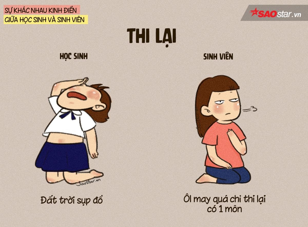 Bộ tranh chứng minh những điểm khác biệt kinh điển giữa thời học sinh và sinh viên Ảnh 11