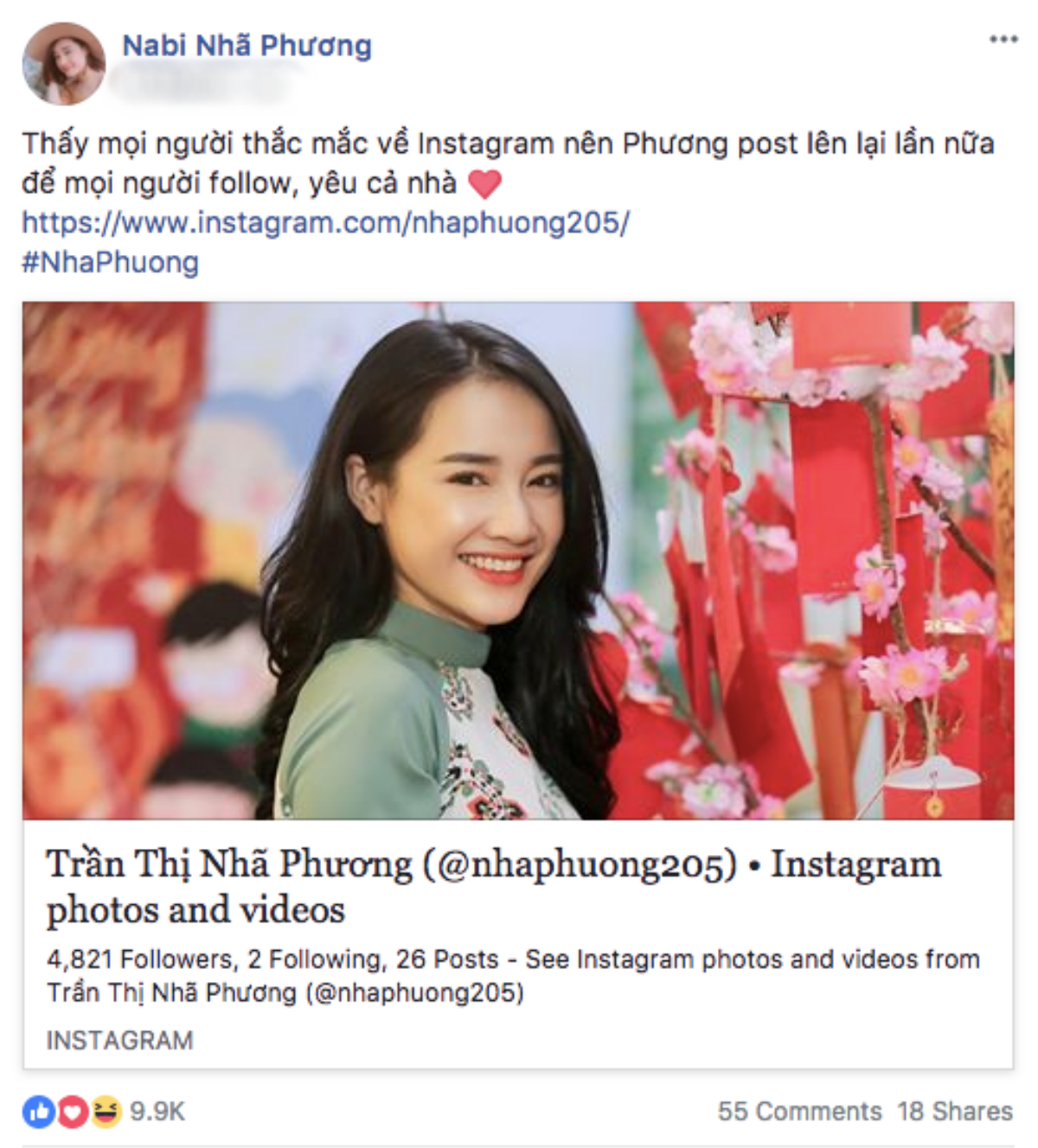 Nhã Phương bị kẻ xấu mạo danh đăng đàn 'ẩn ý' về lùm xùm Nam Em Ảnh 3