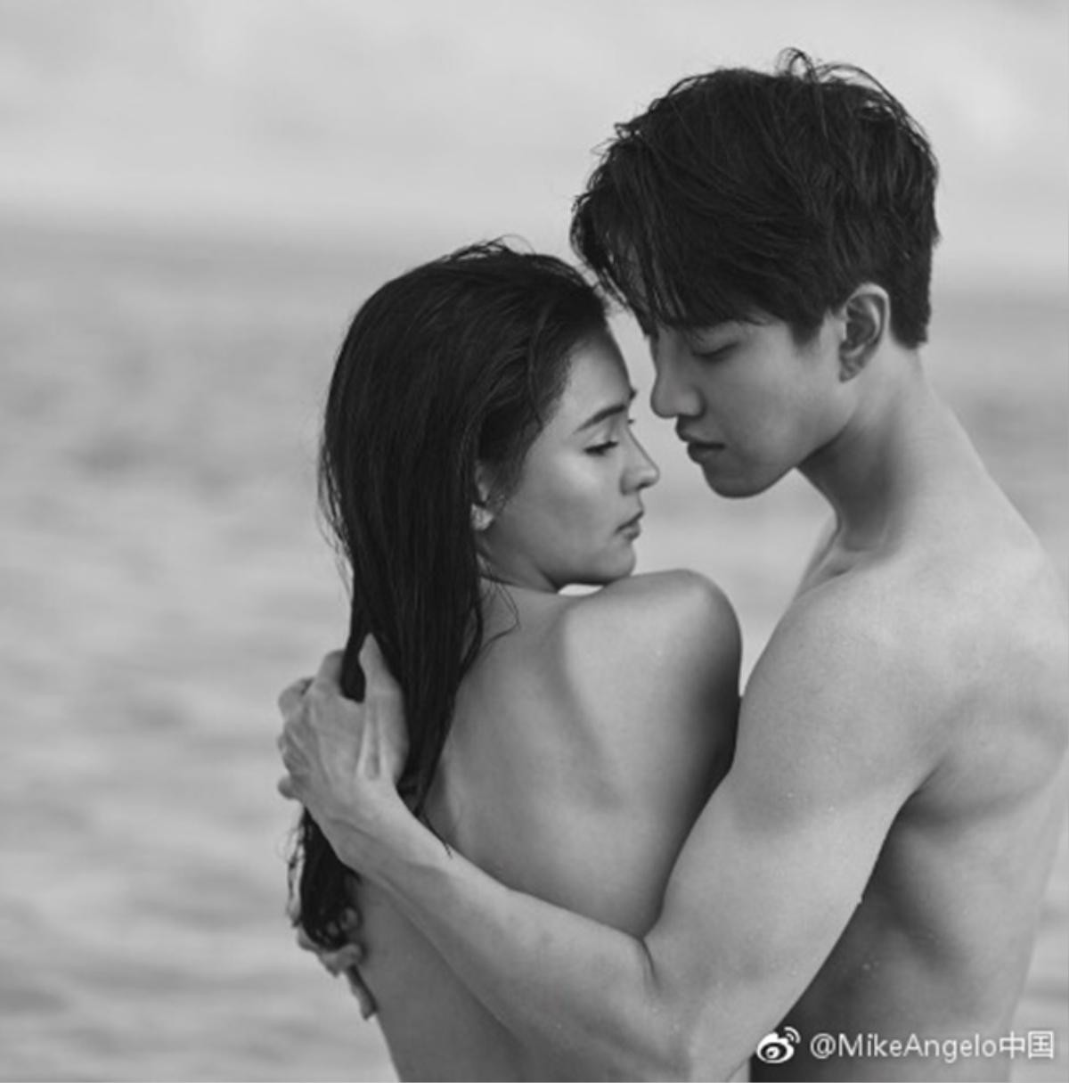 Cùng là chụp ảnh couple nhưng Aom Sushar chỉ có những hành động mùi mẫn này với Mike D.Angelo Ảnh 16