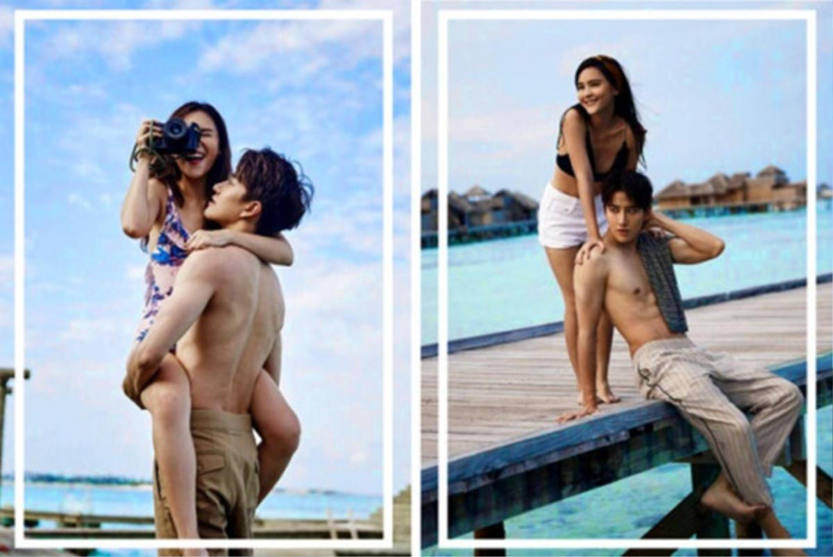 Cùng là chụp ảnh couple nhưng Aom Sushar chỉ có những hành động mùi mẫn này với Mike D.Angelo Ảnh 22