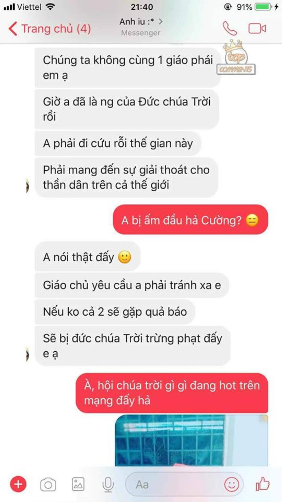 Cái kết bất ngờ cho cô gái giả vờ mang thai để kéo người yêu ra khỏi 'Hội Thánh Đức Chúa Trời' Ảnh 2