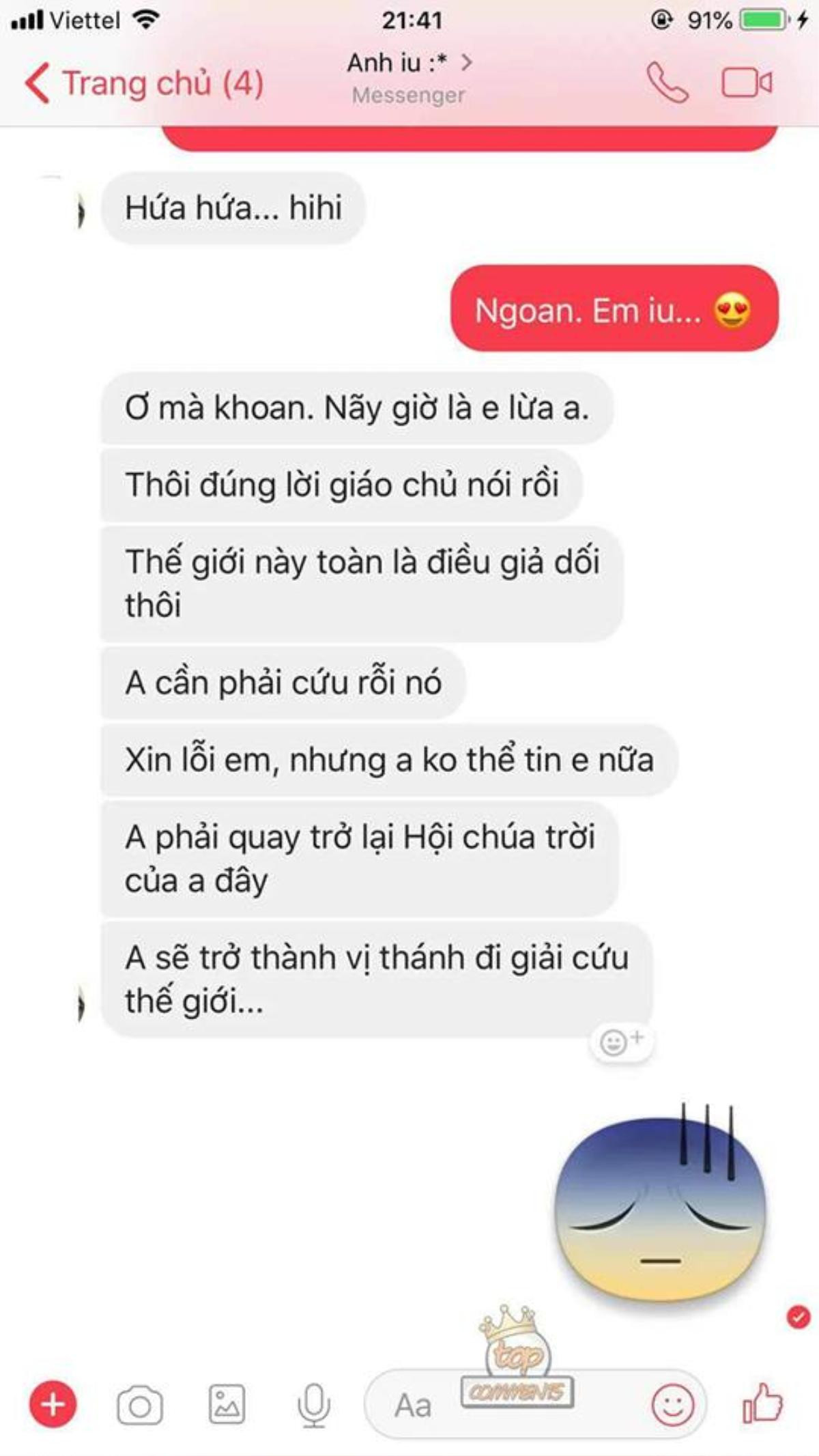 Cái kết bất ngờ cho cô gái giả vờ mang thai để kéo người yêu ra khỏi 'Hội Thánh Đức Chúa Trời' Ảnh 9