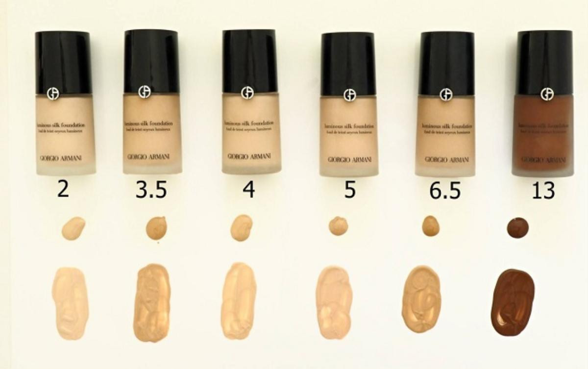 Giorgio Armani Luminous Silk Foundation có tới 24 tông màu đảm bảo phù hợp với nhiều sắc tố da