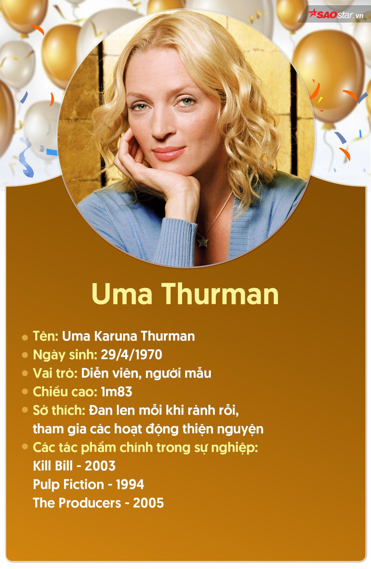 'Gia tài điện ảnh' của Uma Thurman: Từ cô đào nóng bỏng đến 'đóa hoa độc chết người' Ảnh 1